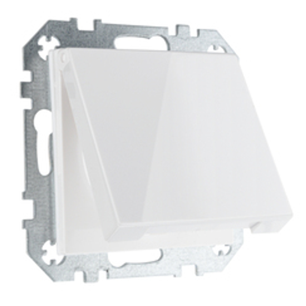 Розетка 16А IP44 LIREGUS EPSILON IKL16-408-01.E/B белая