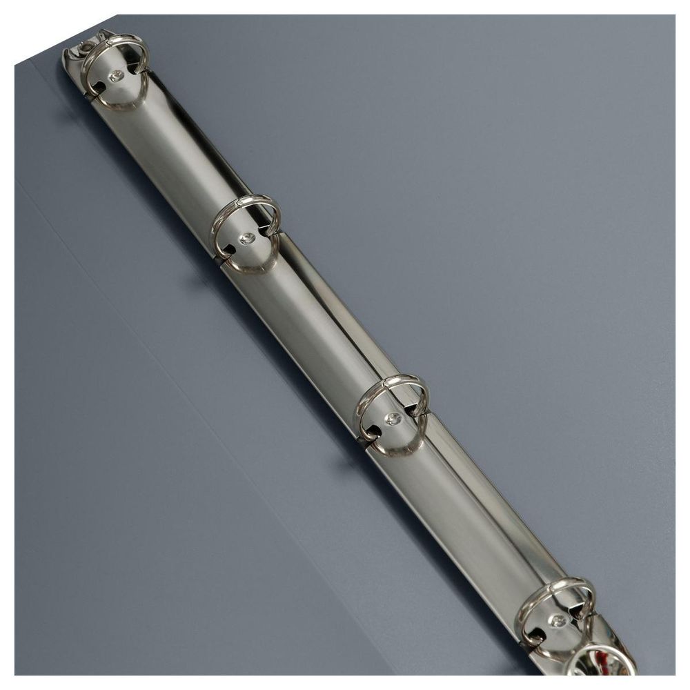 Папка на 4 кольцах А4 серая 25мм (Стамм) Папка на 4 кольцах А4 серая 25мм (Стамм)