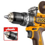 Аккумуляторный бесщёточный ударный шуруповерт INGCO CIDLI209686 INDUSTRIAL 20 В 96 Нм