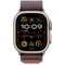 Часы Apple Watch Ultra 2, 2023, 49 мм, титан светлого цвета, ремешок Alpine цвета индиго