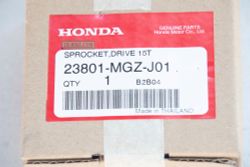 23801-MGZ-J01. SPROCKET, DRIVE (15T). Honda CBR