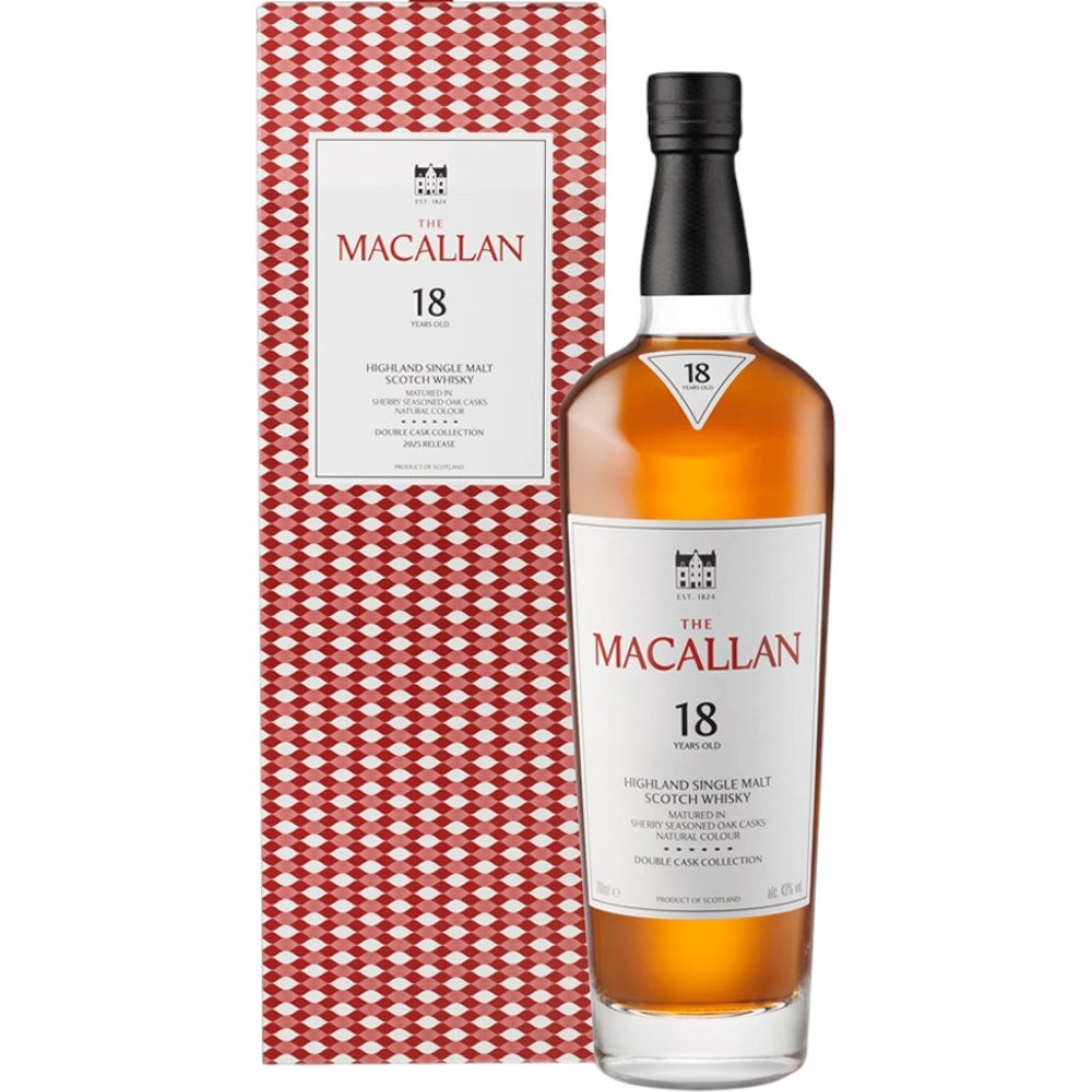 Виски Macallan Double Cask 18 Y.O. 0,7 л В подарочной коробке