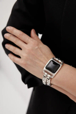 Браслет Ciclon, Metal Kubik, металл, с муранским стеклом, CN-243104 (черный, 24)