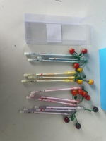 Ручка пиши-стирай 0,5мм синяя "Вишня"