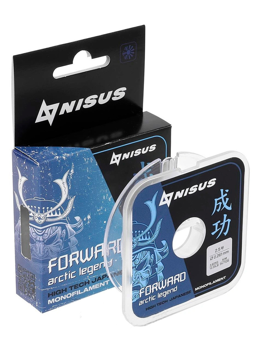 Леска для рыбалки Nisus FORWARD ARCTIC LEGEND Nylon Transparent 0,286mm/50m (N-FAG-0.286-50)