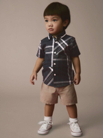 Рубашка с коротким рукавом для мальчика Next E32-656, Темно-синий