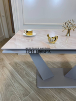 Кухонный раздвижной стол "Вирджиния", капучино