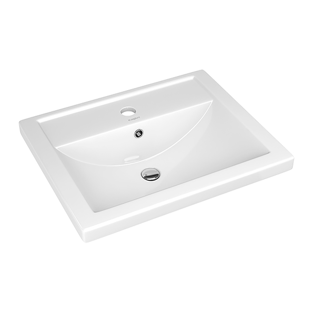 Раковина накладная "Фостер-50 " белый (Kirovit)