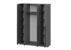Шкаф четырехстворчатый Берген 1600 (серый графит/серый графит), Интерьер Центр, г.Пенза