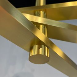 Люстра на штанге ORTON на 3 D96 Gold