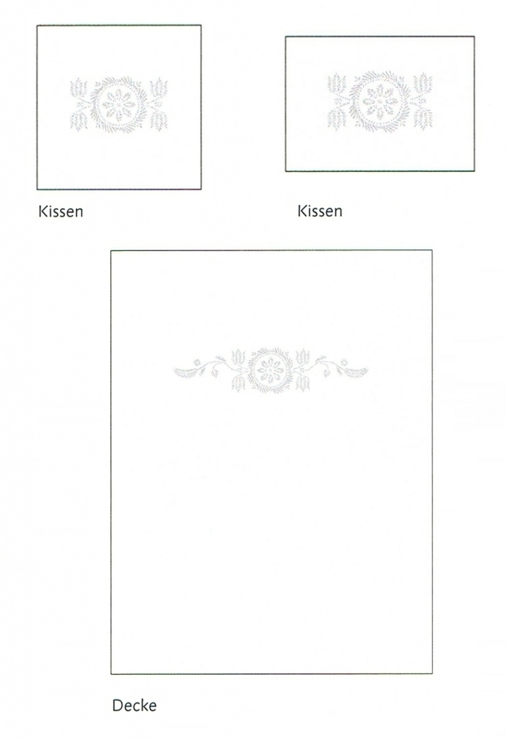 Пододеяльник 200х220 Christian Fischbacher Luxury Nights Crystal 357 Швейцария схема