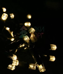 Светодиодная бахрома Sealed 3,2*0,9 м., 220V., 232 теплых белых LED ламп, белый каучук, Beauty Led (LL232-8-2WW)