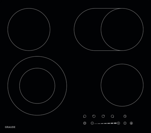 Стеклокерамическая варочная панель GRAUDE EK 60.2