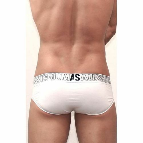 Мужские трусы брифы Aussiebum белые AB00308