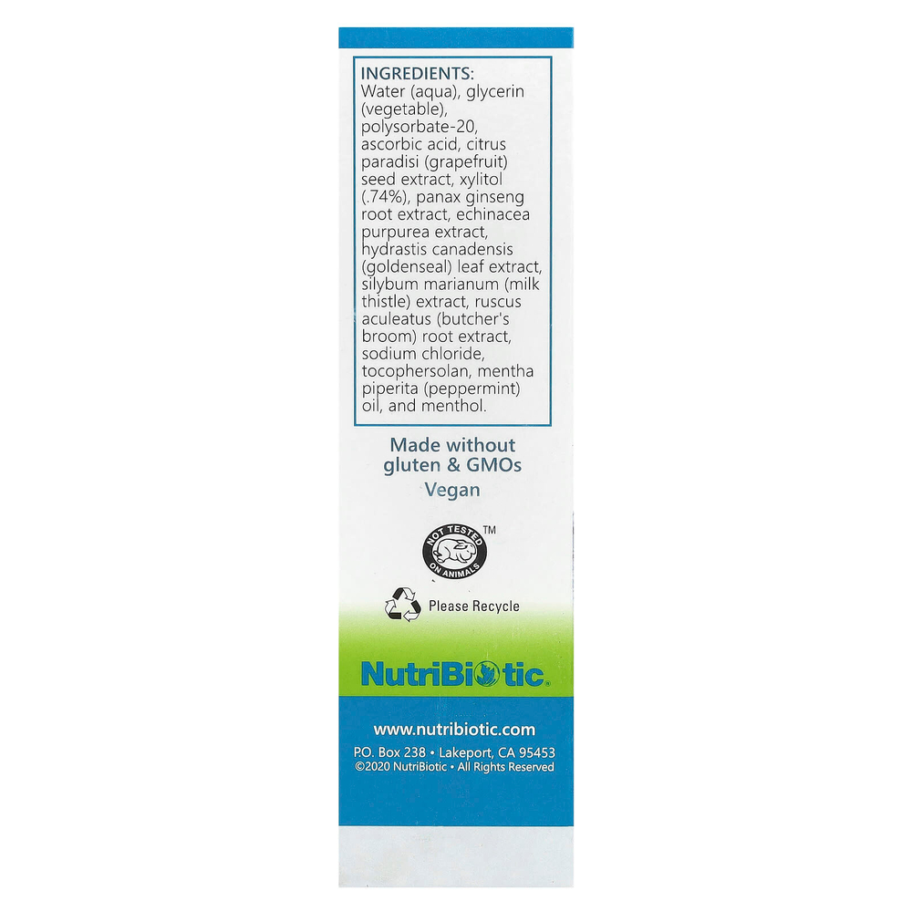 NutriBiotic, Sinus Nasal Spray Plus, спрей для носа, 29,5 мл (1 жидк. унция)