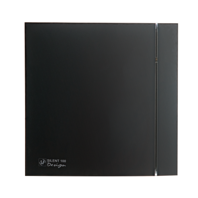 Накладной вентилятор Soler Palau SILENT-100 CRZ MATT BLACK DESIGN 4C