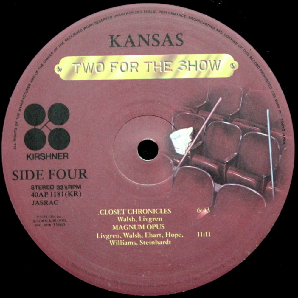 Kansas / Two For The Show (2LP)