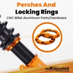 Maxpeedingrods Coilover Height Adjustable Absorber Strut Shocks для автомобиля BMW E46 3 Series 1998-2005