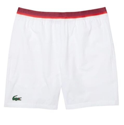 Мужские шорты теннисные Lacoste SPORT Stretch Shorts x Novak Djokovic - white