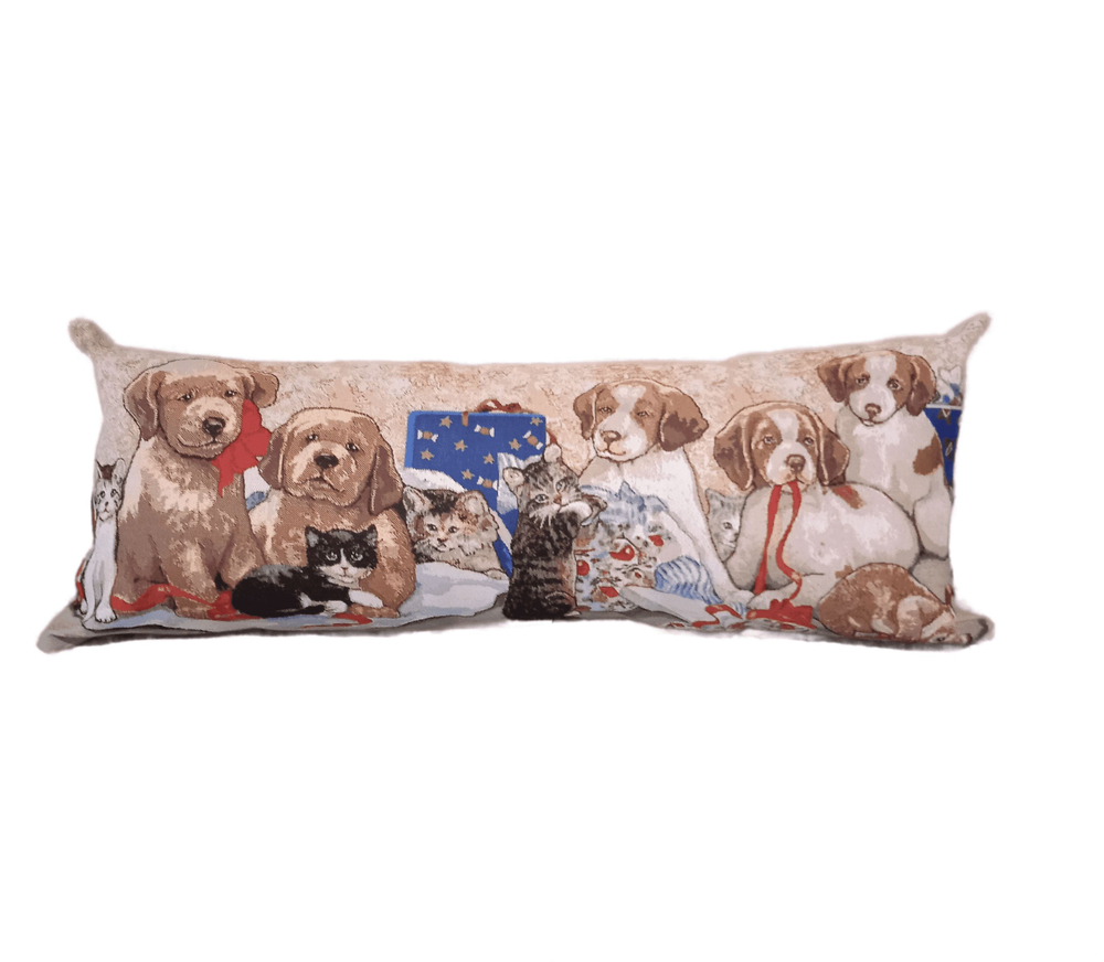 Декоративный гобеленовый чехол Собачки 34х87