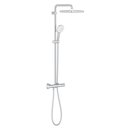 Душевая система GROHE Tempesta System 250 Cube с термостатом для настенного монтажа, хром (26689001)
