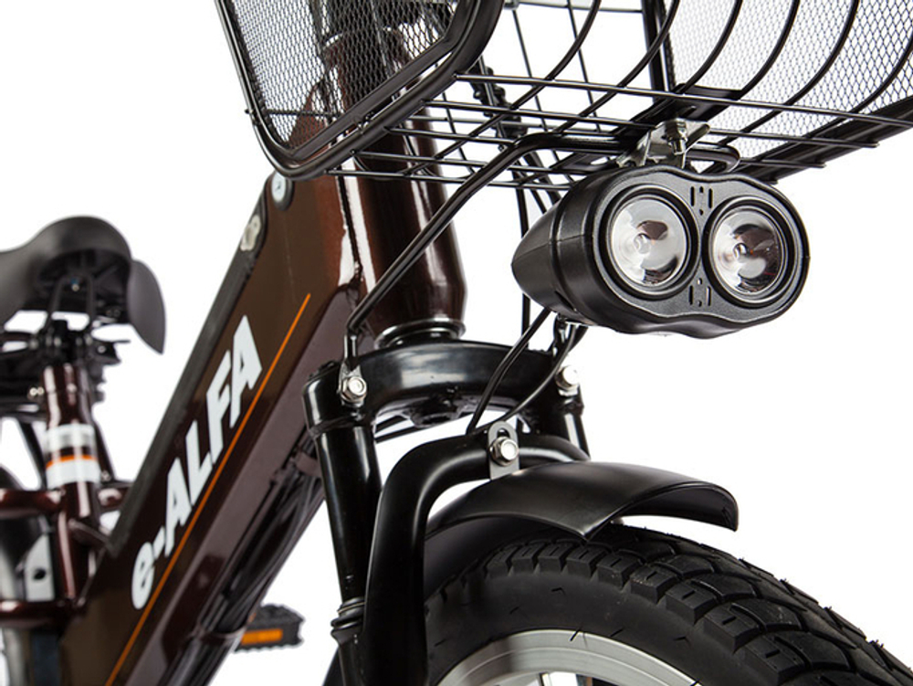 Электровелосипед Green City e-ALFA GL с кофром