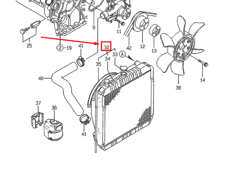 171093-44500 RADIATOR ASSY
