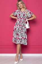 Платье "Малика" (бело-красное) П8832 LT Collection (Акция)