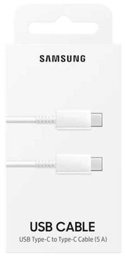 Кабель Samsung EP-DA705BWERGWW USB Type-C - USB Type-C, max.60W, белый