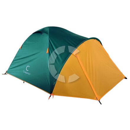 Палатка летняя двухслойная &quot;СЛЕДОПЫТ- Selenga 3&quot; с 2 входами, 3-х местная, 350х205х130 см/4/