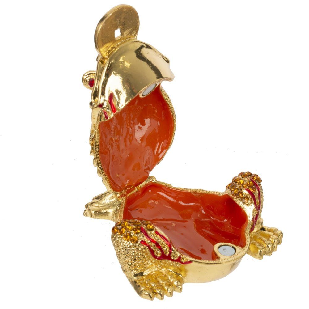 GAEM Шкатулка "Денежная лягушка", L8 W6,5 H3,5 см