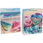 Пакет подарочный «Счастье для двоих» 26*32*10 см, микс