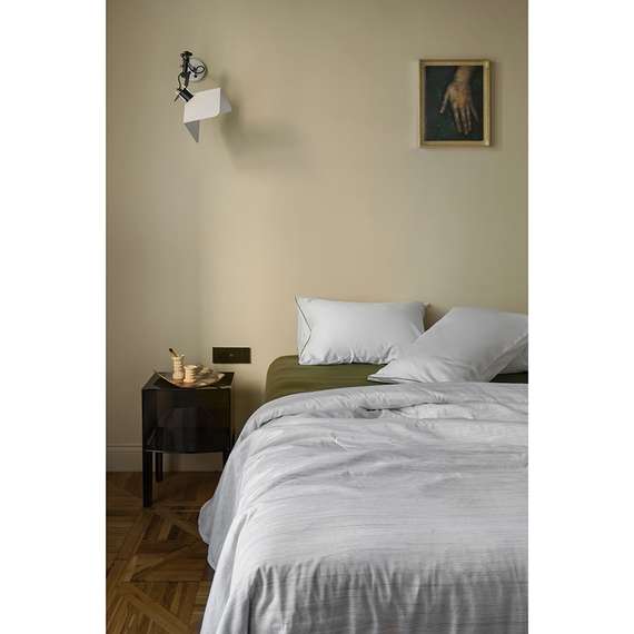 Набор наволочек из сатина из коллекции meditation, olive, 50х70 см