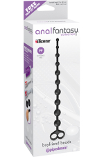 Анальная цепочка Anal Fantasy Boyfriend Beads черная