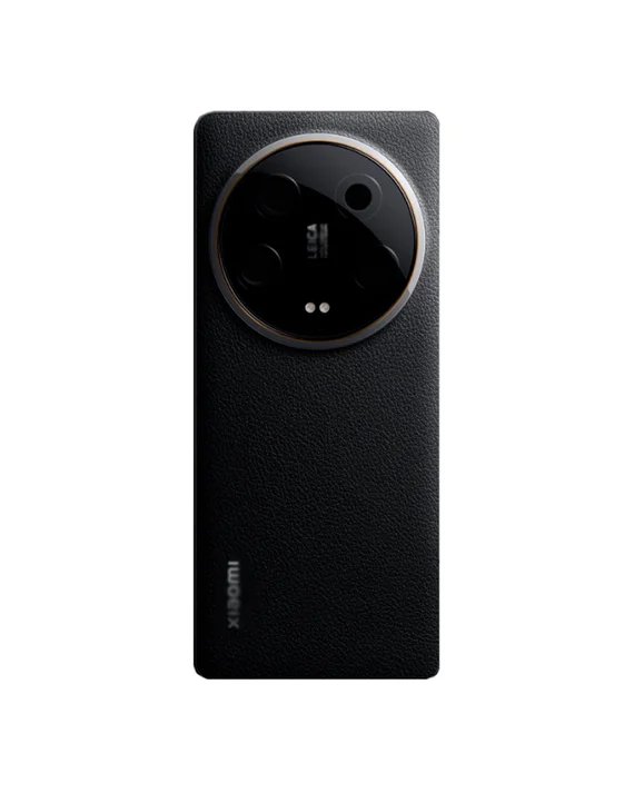 Задняя крышка для Xiaomi Mi 14 Ultra (Черная) со стеклом камеры