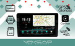 Магнитола для Toyota 200х100мм (рамка 9) - Vaycar VA77U-0007 на Android 13, 8-ядер, 4G SIM-слот