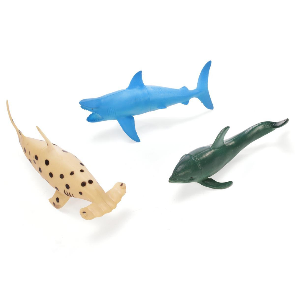 Набор морских животных 6шт, пакет YL1328-52