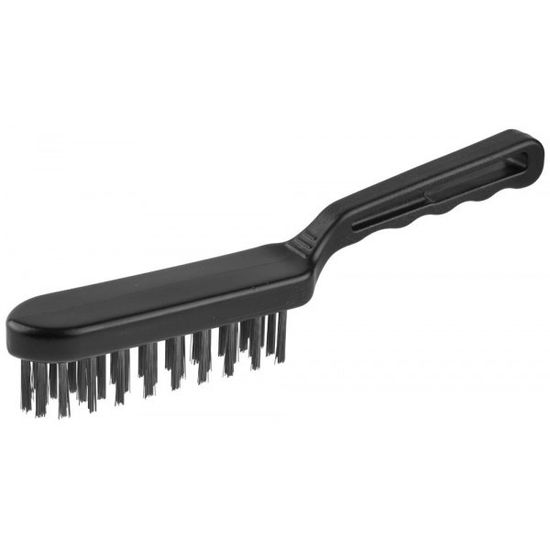 Щетка ЗУБР проволочная стальная большая , 4 ряда