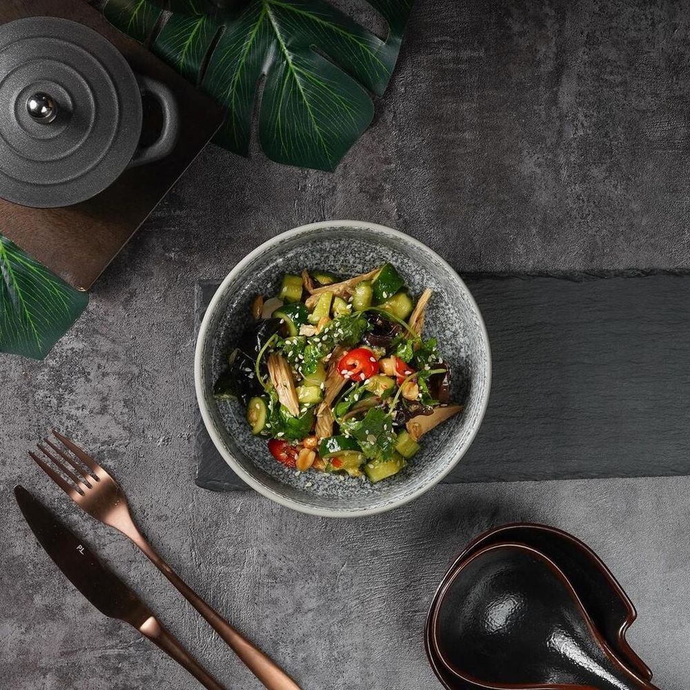 Салатник 500 мл d 16,1 см h4,5 см глазурь Glossy Stone Untouched Taiga P.L. Proff Cuisine [1]