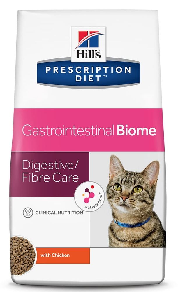 Hill's PD G/B ActivBiome+  5 кг сухой корм для кошек с курицей при проблемах с ЖКТ