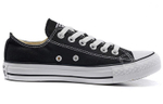 Converse All Star chuck taylor core evergreen couple vintage low canvas shoes men's and women's black and white