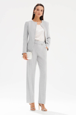 1982 Жакет женский (серый меланж)