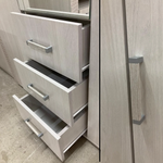 Шкаф 2-х створчатый Белла ясень белый