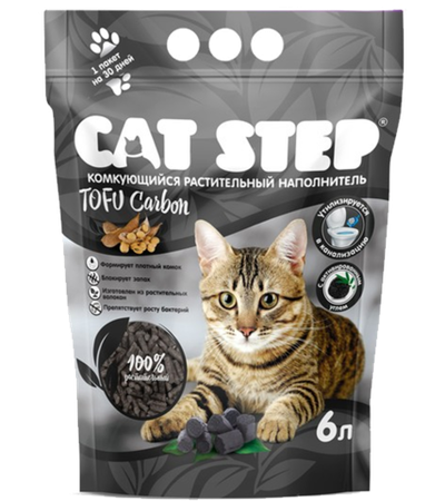 Cat Step Тофу Carbon 6л.