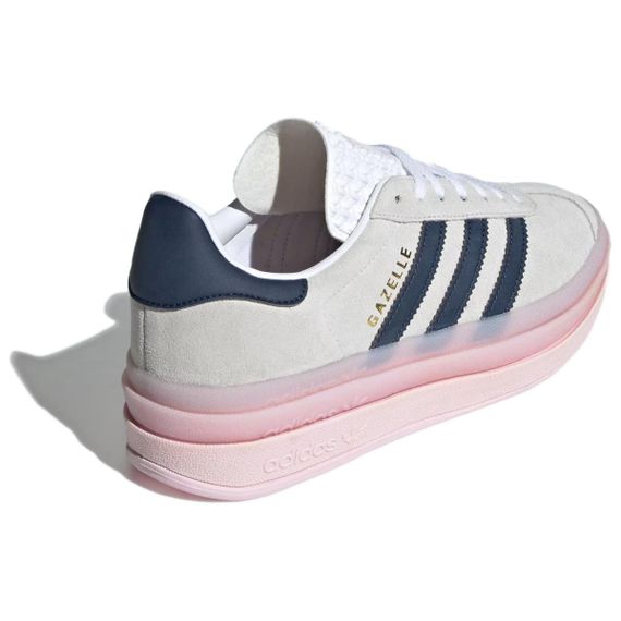 adidas originals GAZELLE BOLD Кроссовки для скейтбординга Низкие Серо-розовые Женские