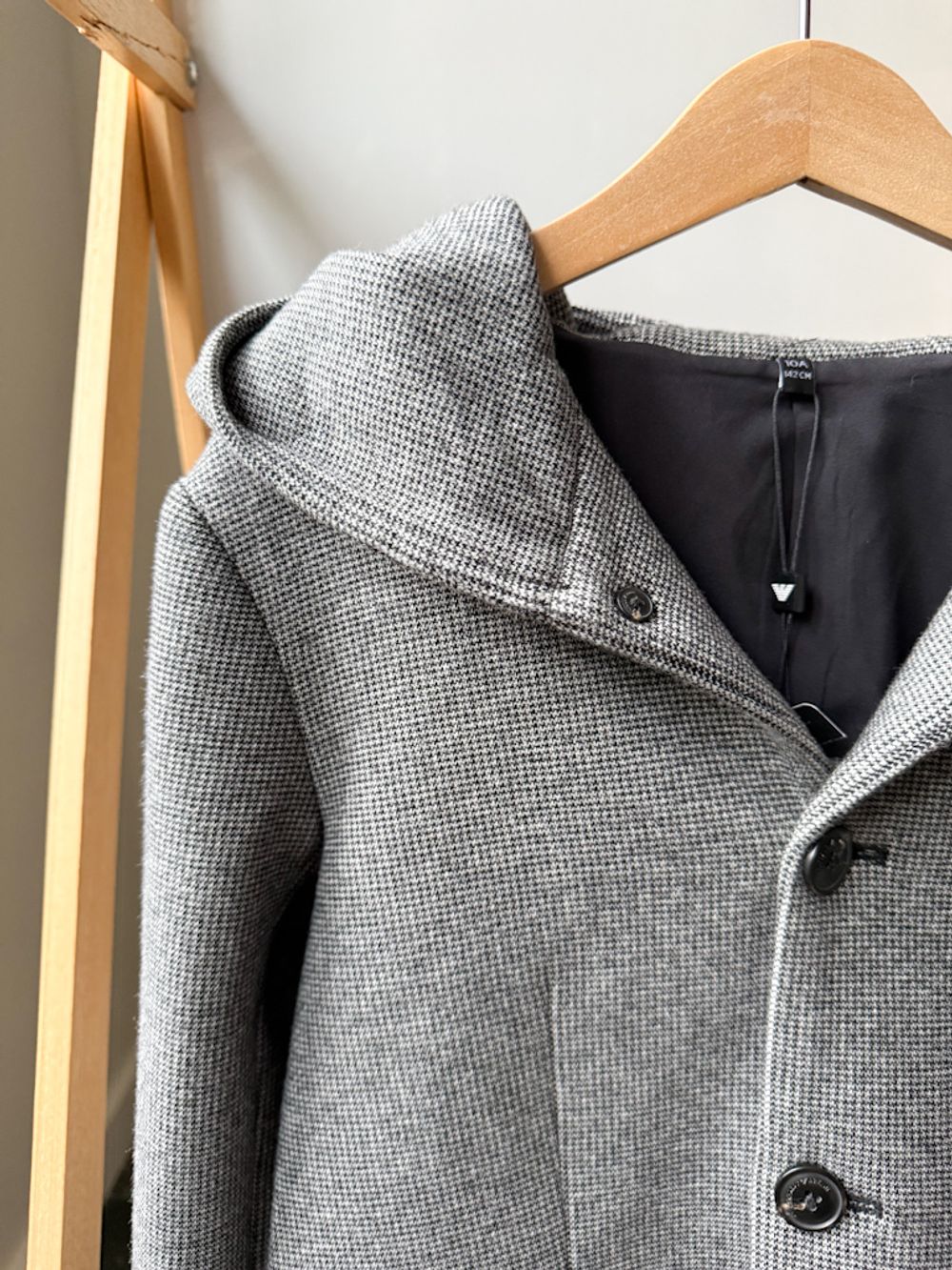 Новое хлопковое пальто Emporio Armani, 140