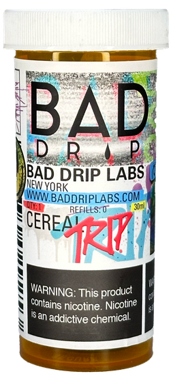 Жидкость (М) Bad Drip (30 мл, 3 мг CLASSIC) Cereal Trip