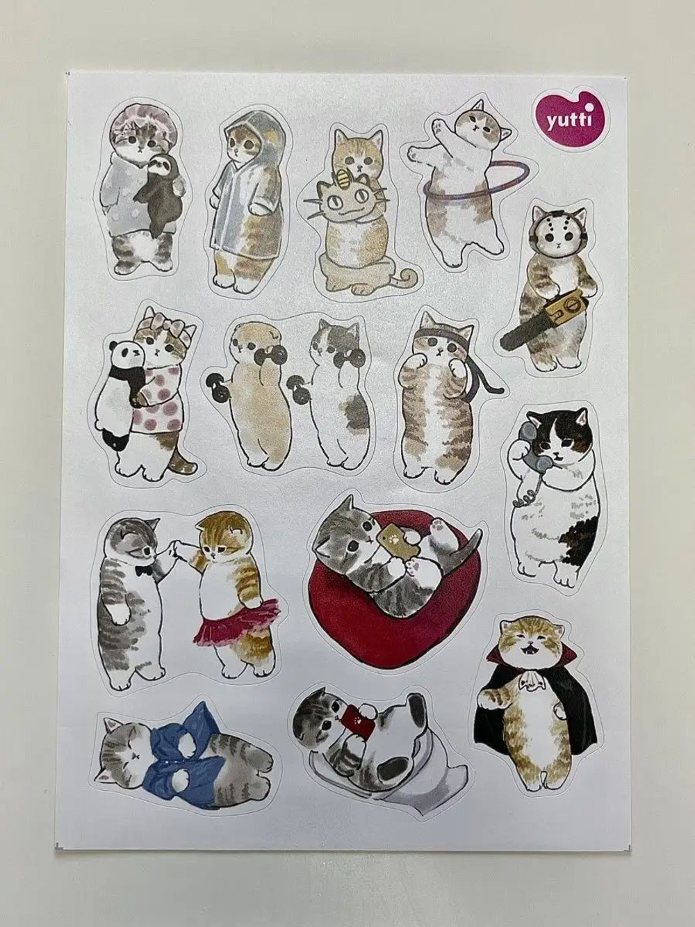 Наклейки детские на телефон стикеры на карту Котики