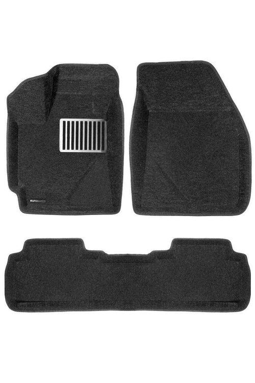 Коврики салона для TOYOTA Highlander (2007-2013) Euromat 3D Lux черные. Арт. EM3D-005111