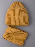 Шапка для мальчика со снудом осенняя